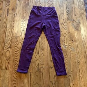 victoria's secret pink Ultimate purple leggings size small with side pocket